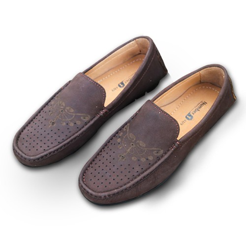 Elegant Brown Formal Loafers Shoes For Men